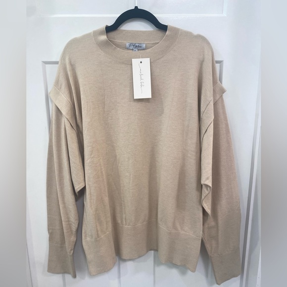 NWT Champagne Harper Sweater Item#20 - Picture 4 of 6